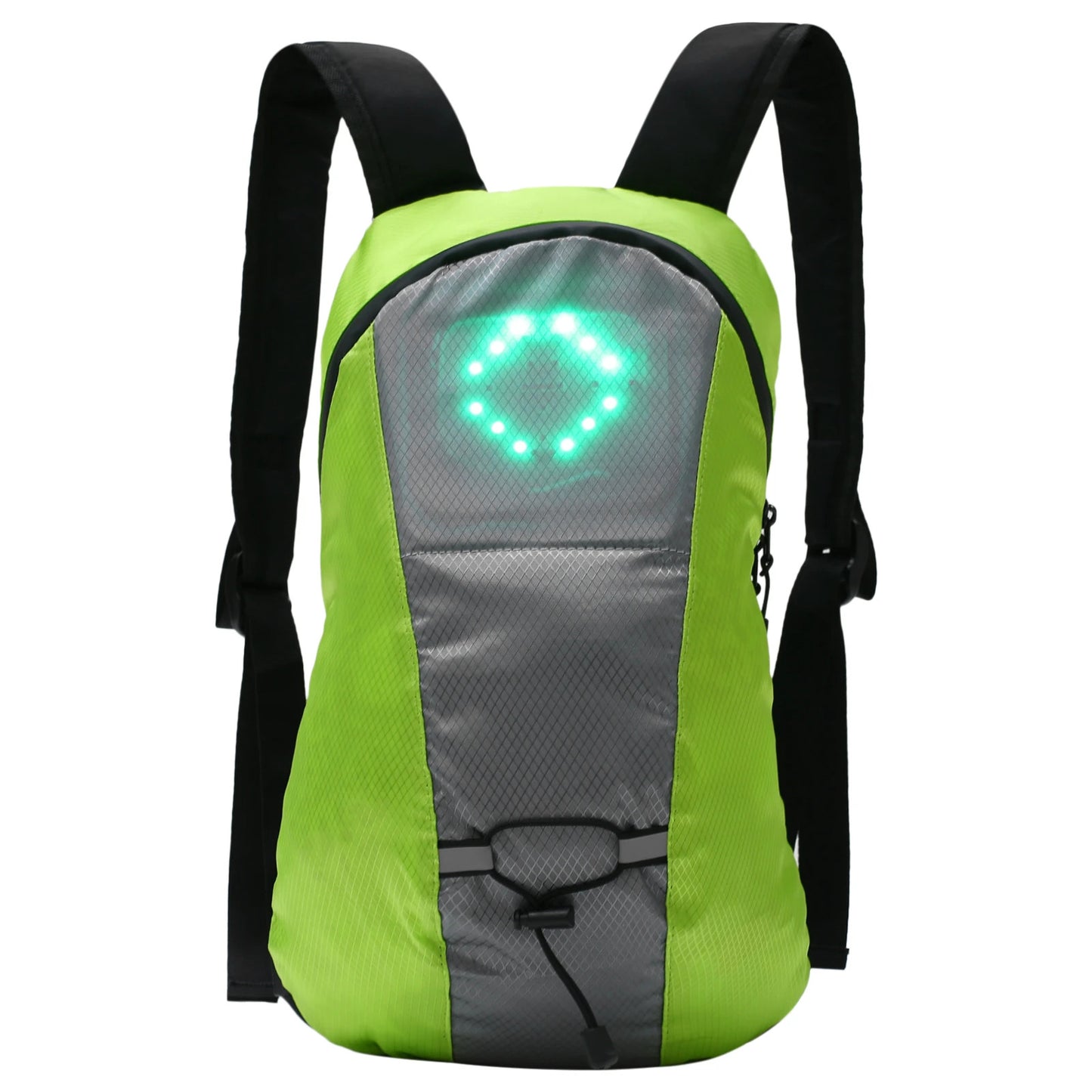 Sac à dos vélo jaune LED