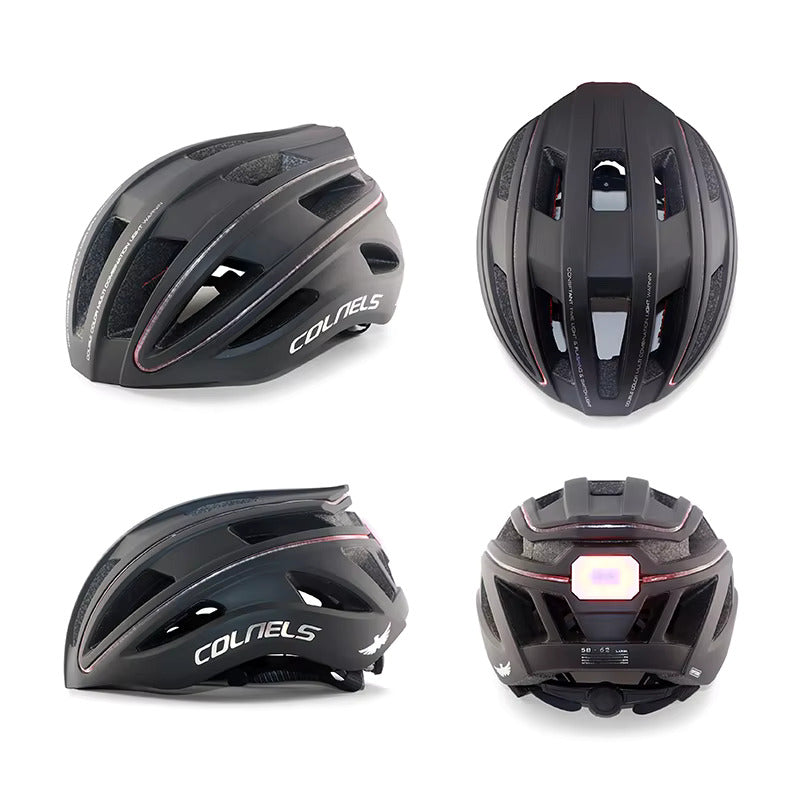 Casque de Vélo LED avec Visibilité 360° – Recharge USB, Ultraléger et Sécurisé