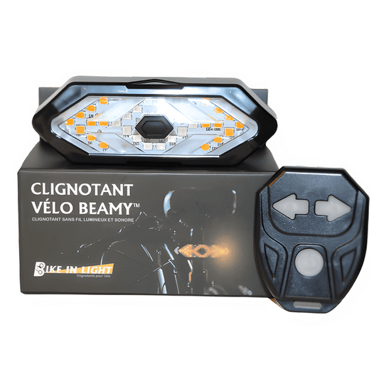 Packaging clignotant sonore pour vélo Beamy